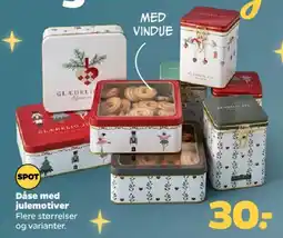 Netto Dåser med julemotive tilbud