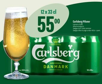 Min Købmand Carlsberg Pilsner tilbud