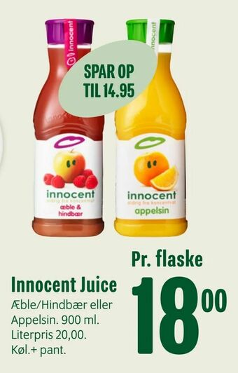 Min Købmand Innocent Juice tilbud