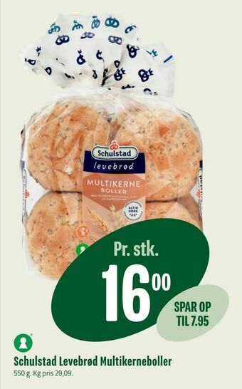 Min Købmand Schulstad Levebrød Multikerneboller tilbud