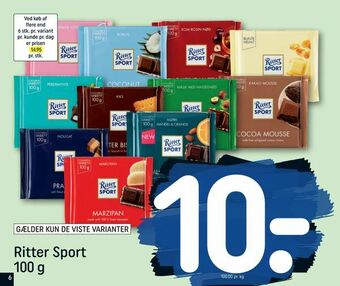REMA 1000 Ritter Sport tilbud