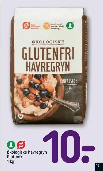 REMA 1000 Økologiske havregryn Glutenfri tilbud