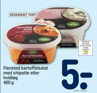 REMA 1000 Flensted kartoffelsalat med chipotle eller hvidløg tilbud