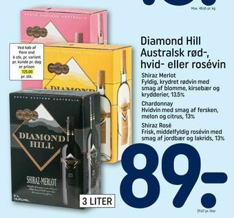Diamond Hill Australsk rød-, hvid- eller rosévin
