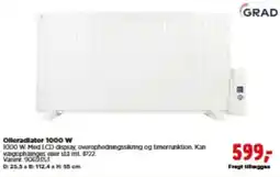 jem & fix Grad olieradiator 1000 w tilbud