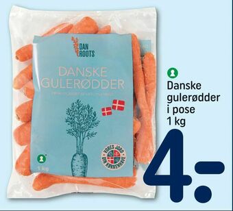 REMA 1000 Danske gulerødder i pose tilbud