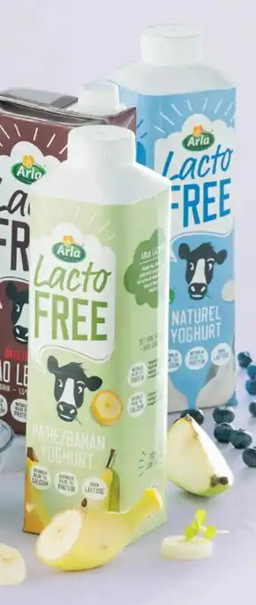 REMA 1000 Laktosefri yoghurt med pære/banan eller naturel tilbud