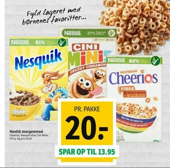 SPAR Nestlé morgenmad tilbud
