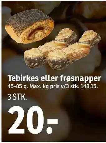 Tebirkes eller frøsnapper