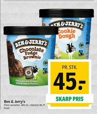 SPAR Ben & Jerry's tilbud