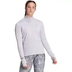 Sport 24 adidas Fast Half Zip Løbetrøje Dame tilbud
