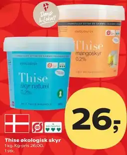 SuperBrugsen Thise økologisk skyr tilbud