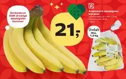 Kvickly Änglamark økologiske bananer tilbud