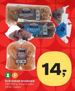 Kvickly Schulstad levebrød tilbud