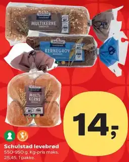 SuperBrugsen Schulstad levebrød tilbud