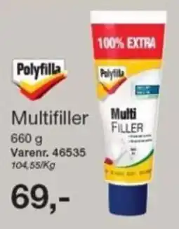 Harald Nyborg Polyfilla Multifiller tilbud