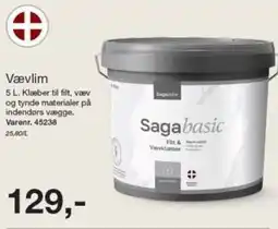 Harald Nyborg Saga basic Filt & Vævklæber tilbud