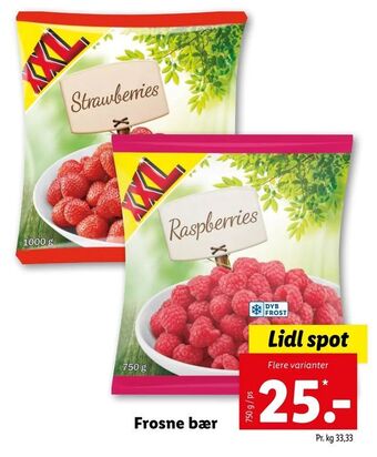 Let-Køb Frosne bær tilbud