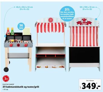 Let-Køb 2i1 købmandsbutik og teater/grill tilbud
