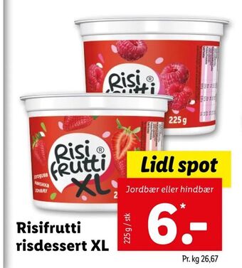Risifrutti risdessert XL