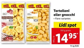 Let-Køb Tortelloni eller gnocchi tilbud