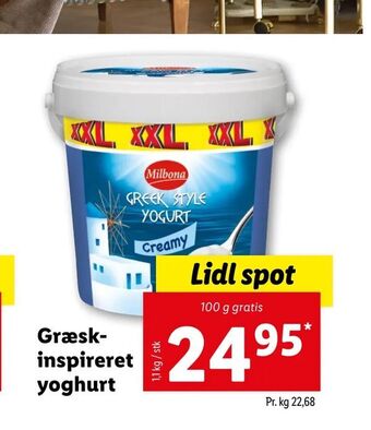Let-Køb Græskinspireret yoghurt tilbud