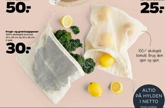 Netto Frugt- og grøntsagsposer tilbud