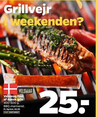 Netto Velsmag filet af dansk gris tilbud
