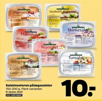 Netto Salatmesteren pålægssalater tilbud