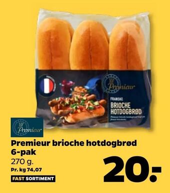 Netto Premieur brioche hotdogbrød tilbud