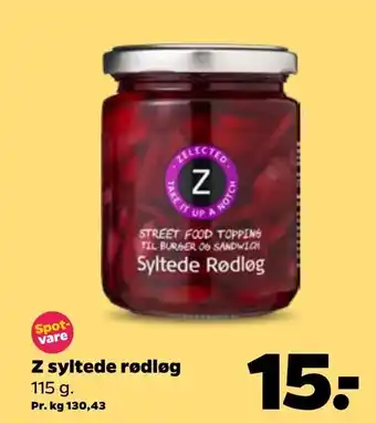 Z syltede rødløg