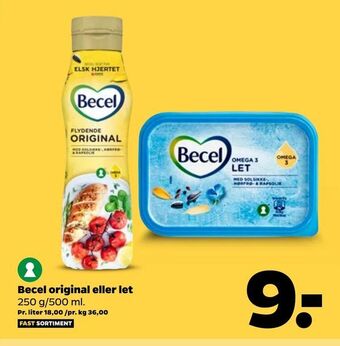 Netto Becel original eller let tilbud