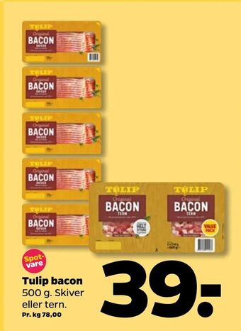 Netto Tulip bacon tilbud