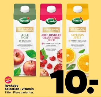 Netto Rynkeby Selection+ vitamin tilbud