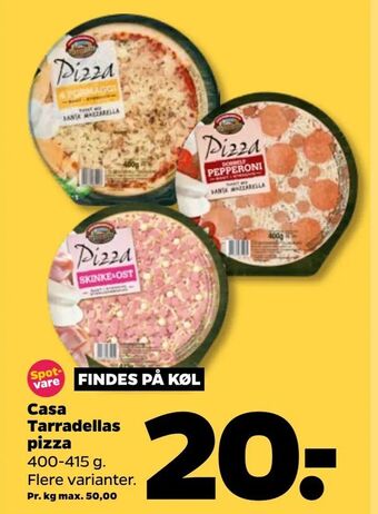 Netto Casa Tarradellas pizza tilbud