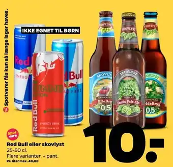 Netto Red Bull eller skovlyst tilbud