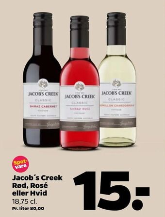 Jacob's Creek Rød, Rosé eller Hvid