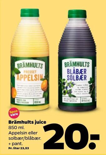 Netto Brämhults juice tilbud