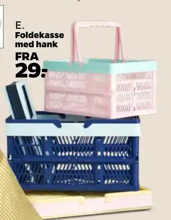 Netto Foldekasse med hank tilbud