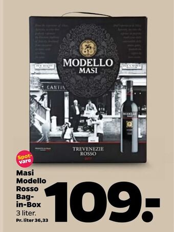 Netto Masi Modello Rosso Bag in-Box tilbud