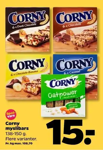Netto Corny myslibars tilbud