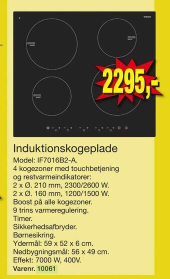 Harald Nyborg Induktionskogeplade tilbud