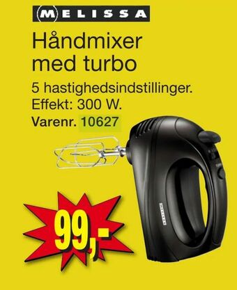 Harald Nyborg Håndmixer med turbo tilbud