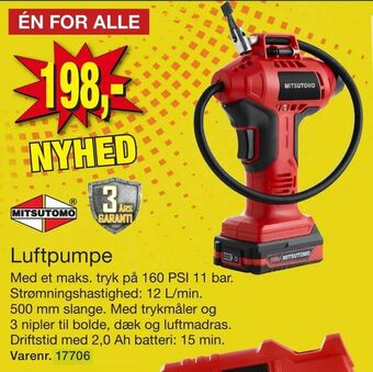 Harald Nyborg Luftpumpe tilbud