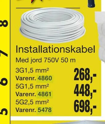 Harald Nyborg Installationskabel tilbud