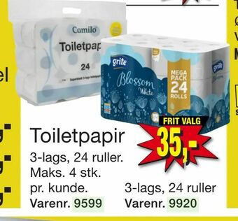 Harald Nyborg Toiletpapir tilbud