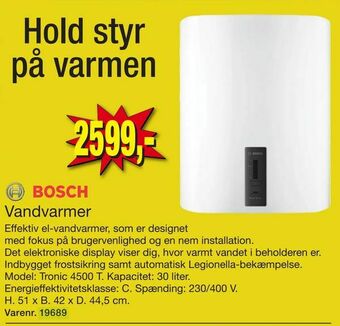 Harald Nyborg Vandvarmer tilbud