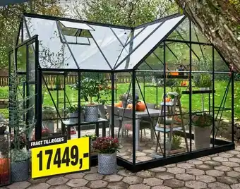 Harald Nyborg Drivhus Garden Room 12,9 m2 tilbud