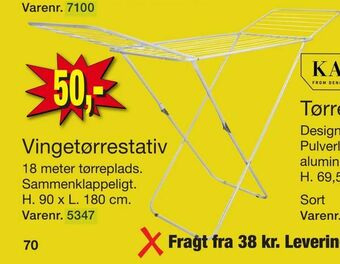 Harald Nyborg Vingetørrestativ tilbud