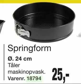Harald Nyborg Springform tilbud